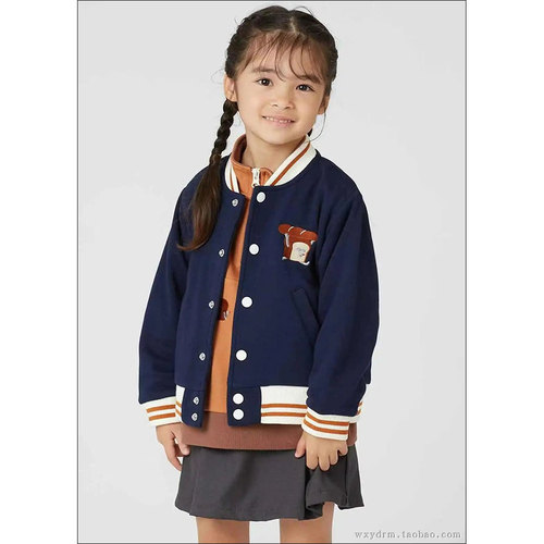 graniph 正品 面包小偷 神秘的面包小子 男女童通用 童装棒球外套