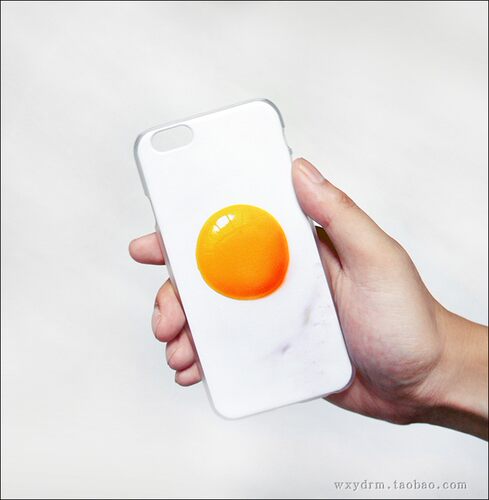 本店独家原创设计 iPhone 手机壳6s/6s+/5/se 荷包蛋透明软壳