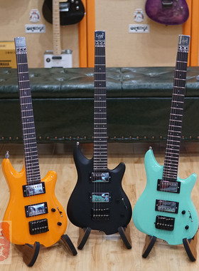 三度乐器马云同款ALP电吉他LEAF100无头便携成人儿童初学者旅行