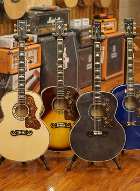 三度乐器 livingston利威斯顿 XL-200S jumbo42寸单板民谣木吉他