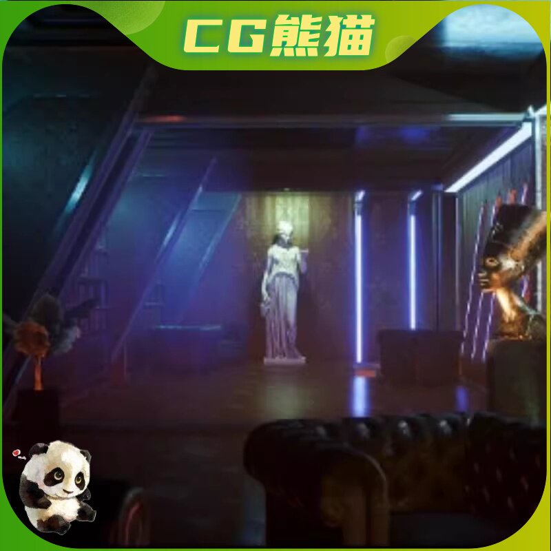 UE4虚幻5 Cyber Arcade Environment kit 数码街机环境套件