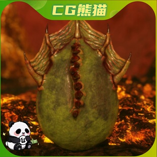 UE4虚幻5 Dragon Eggs Collection vol.2 幻想中世纪龙蛋模型动画