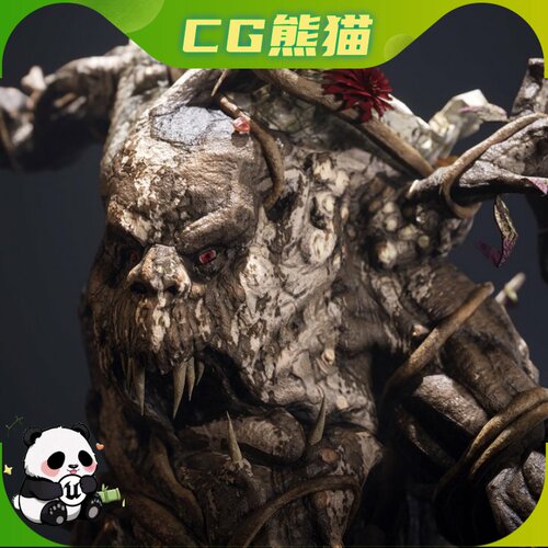 UE4虚幻5 Root Monster 奇幻游戏大树根怪物角色模型   乐器咨询