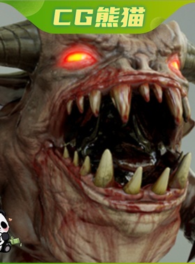 UE4虚幻5 DEMON MINION 虚拟游戏怪物角色模型