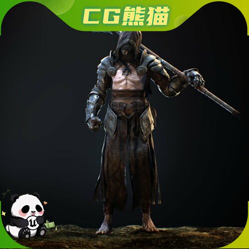 UE5虚幻5 Heretic V2.0 游戏角色BOSS英雄NPC模型人物 乐器咨询