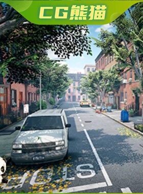 UE4虚幻5 Street New York 模块化纽约城市街道建筑道路场景