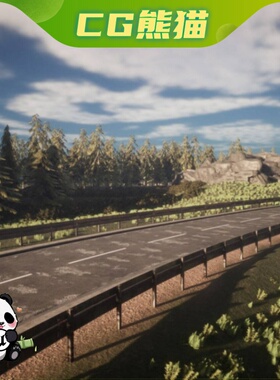 UE5虚幻5 Ultimate Road Spline 102 Assets 终极道路样条线蓝图