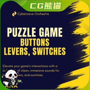 UE5虚幻5 Button Sounds Switches Levers Pack 按钮音效开关拉杆