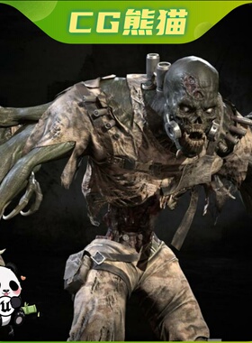 UE4虚幻5 SuperZombie3 射击游戏超级丧尸角色模型带动画