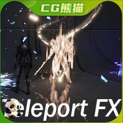 UE5虚幻5 Teleportation FX 可自定义传送瞬移粒子特效