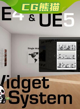 UE4虚幻5 Plans and Maps to UI - Widget System 图片查看UI交互