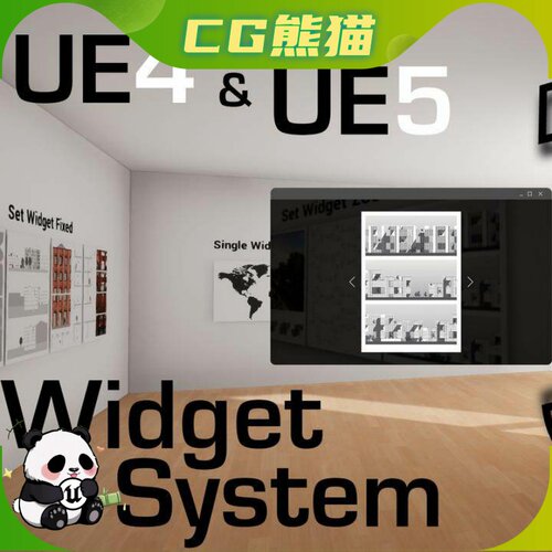 UE4虚幻5 Plans and Maps to UI - Widget System 图片查看UI交互