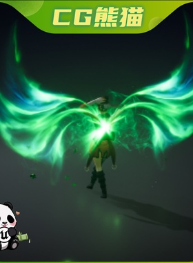 UE4虚幻5 Wing VFX Pack - High Quality 翅膀羽翼视觉特效