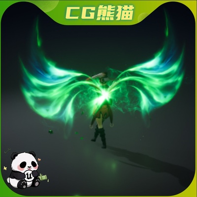 UE4虚幻5 Wing VFX Pack - High Quality 翅膀羽翼视觉特效