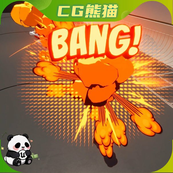 UE5.2-5.8 Cartoon Explosion and Smoke 卡通爆炸与烟雾特效