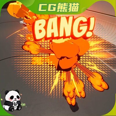 UE5.2-5.8 Cartoon Explosion and Smoke 卡通爆炸与烟雾特效