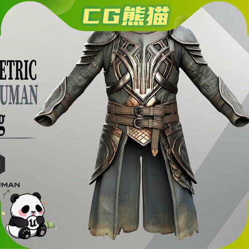 UE5.6-5.8 Medieval Metahuman Outfit 08 数字人中世纪服装