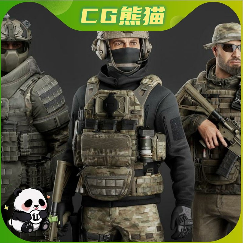 UE5虚幻5 Modular Military Character 模块化军事士兵角色模型,商务/设计服务,设计素材/源文件,淘宝优惠券,粉丝福利购,淘宝优惠卷