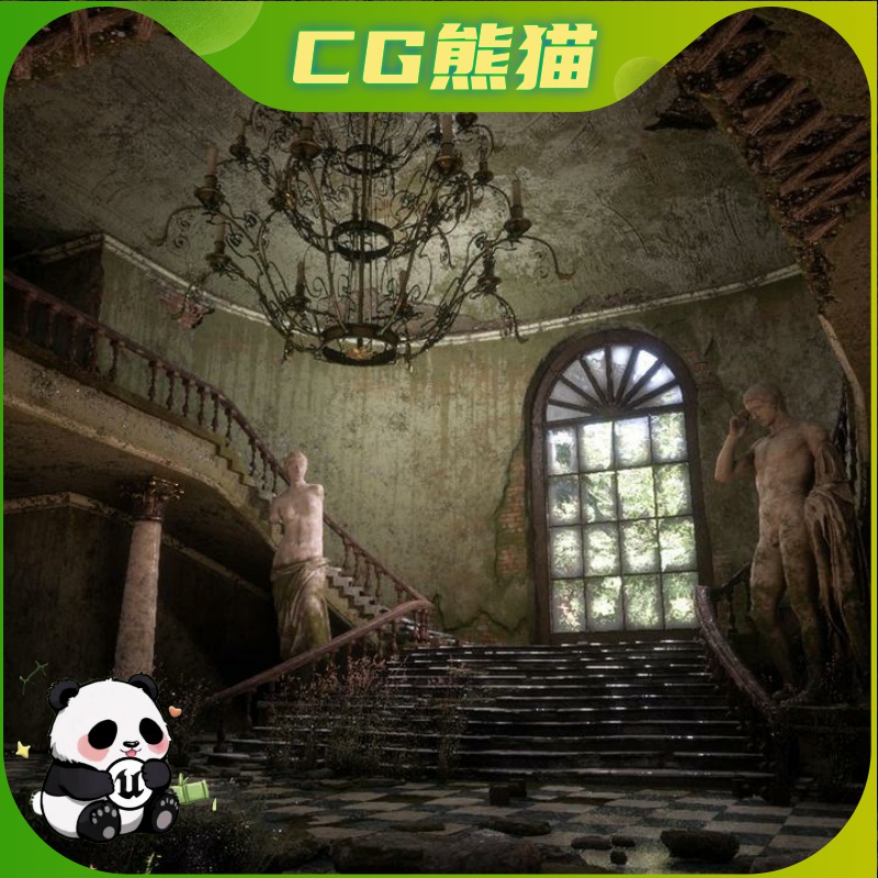 UE5虚幻5 Abandoned Homestead. Nanite&Lumen 废弃家庄园场景