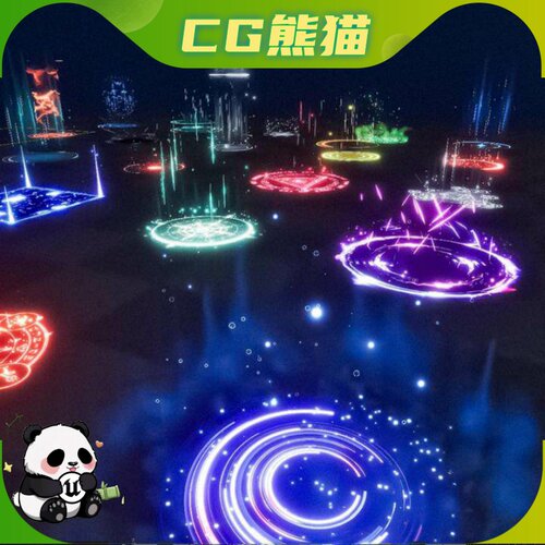 UE5虚幻5 Stylized Magic Circles VFX 风格化魔术圈视觉特效