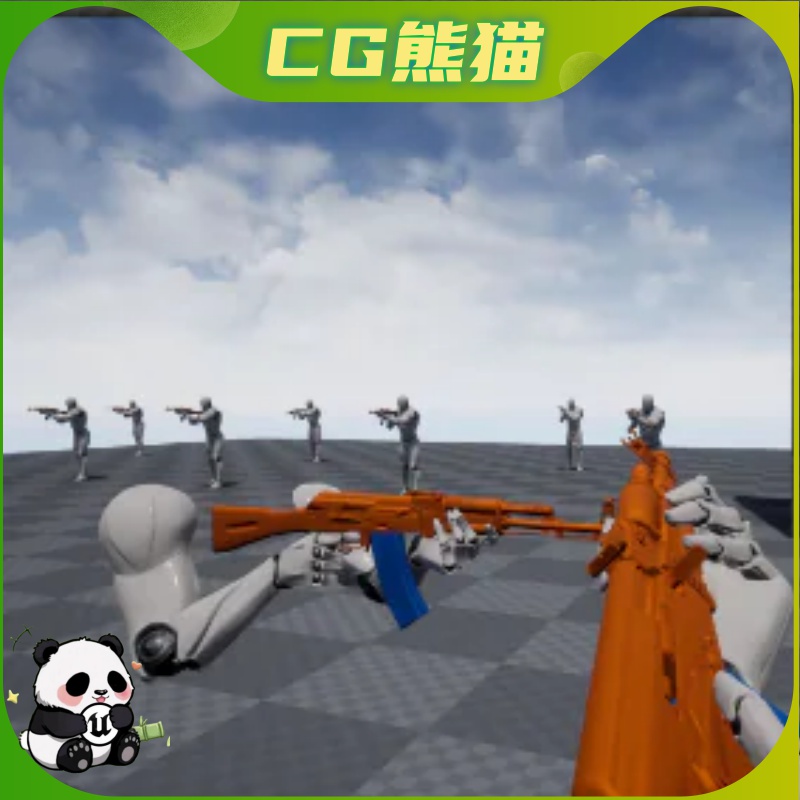 UE5 AK Rifle Character Animation Pack First & Third Person