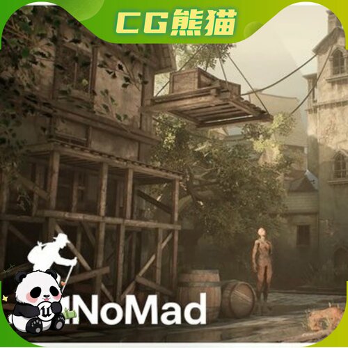 UE5虚幻5.5-5.8 Petrified City 废弃沿海小镇环境