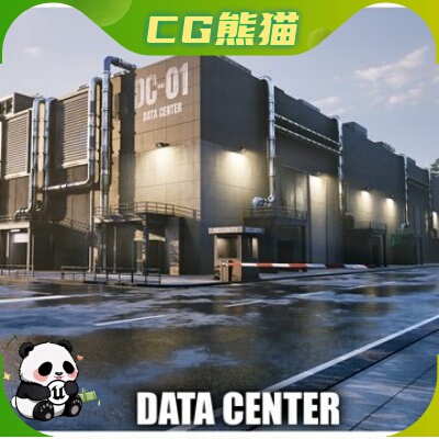 UE5.1-5.8 Data Center Modular Kit Exterior Interior 数据中心