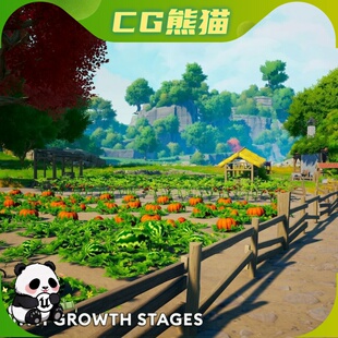 UE5.3-5.8 Stylized Farm Ultimate Environment with Crops