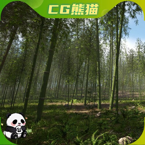 UE5虚幻5.2-5.8 Bamboo Trees Forest Biome 竹林生物群落场景