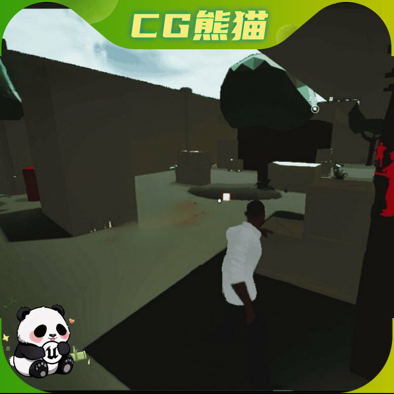 UE5.3-5.7 Stealth Action Game Template. 潜行动作游戏模板