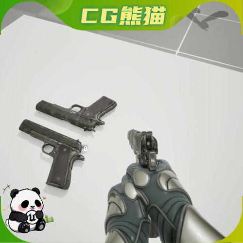 UE5.3-5.8 First Person Pistol Animations V2 第一人称枪动画