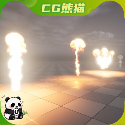 UE5虚幻5.4-5.8 Pyrotechnics Niagara Fluids 烟火烟雾流体特效