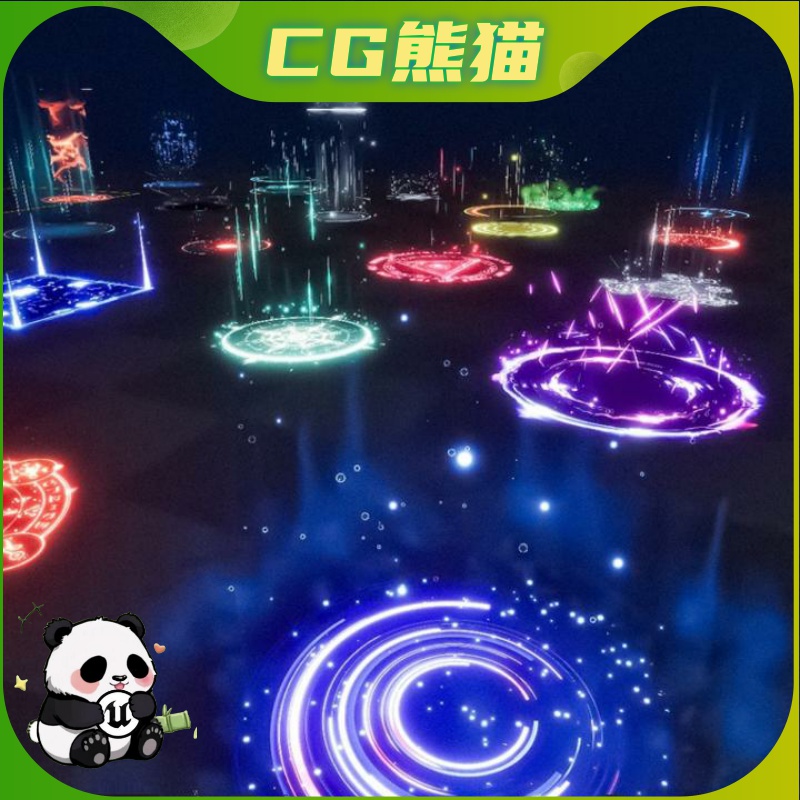 UE5虚幻5 Stylized Magic Circles VFX 风格化魔术圈视觉特效