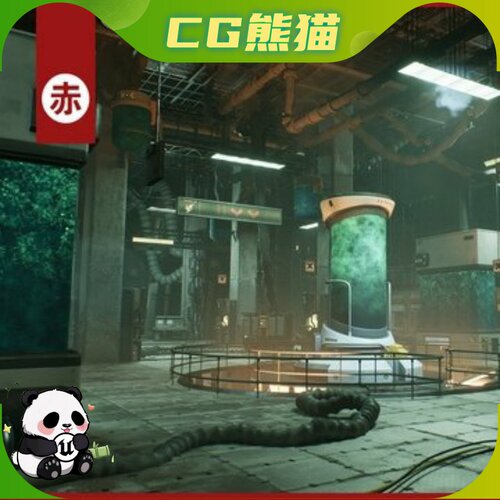 UE5虚幻5.5-5.8 Sci - Fi Complex Lab 科幻复杂实验室场景