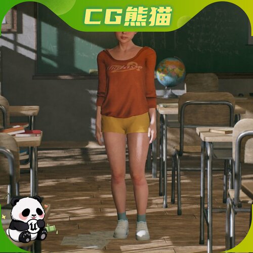 Little Girl Thalassa Childen Student NPC Female Character