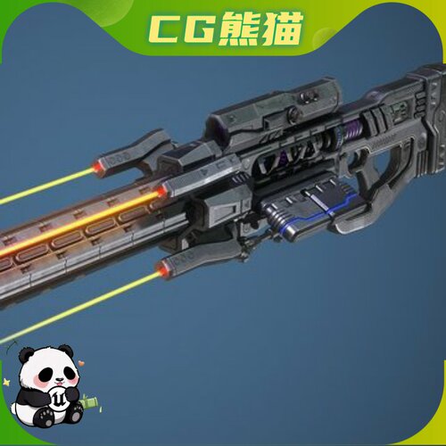 UE5虚幻5 Sniper Volt Shock Rifle 狙击手伏特电击步枪 乐器咨询