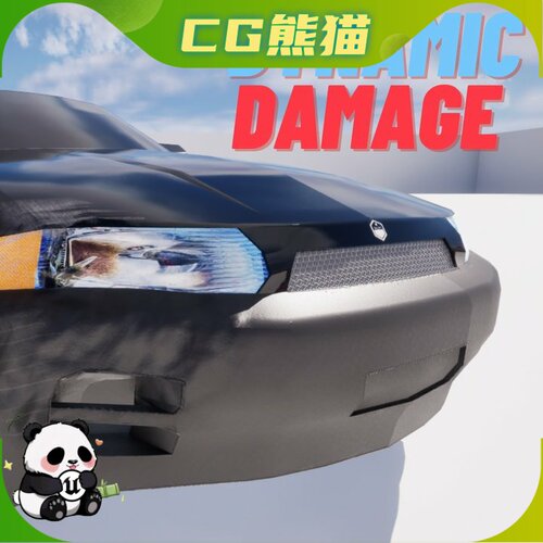UE5.8 Vehicle Damage System Real-Time Car Deformation 车插件