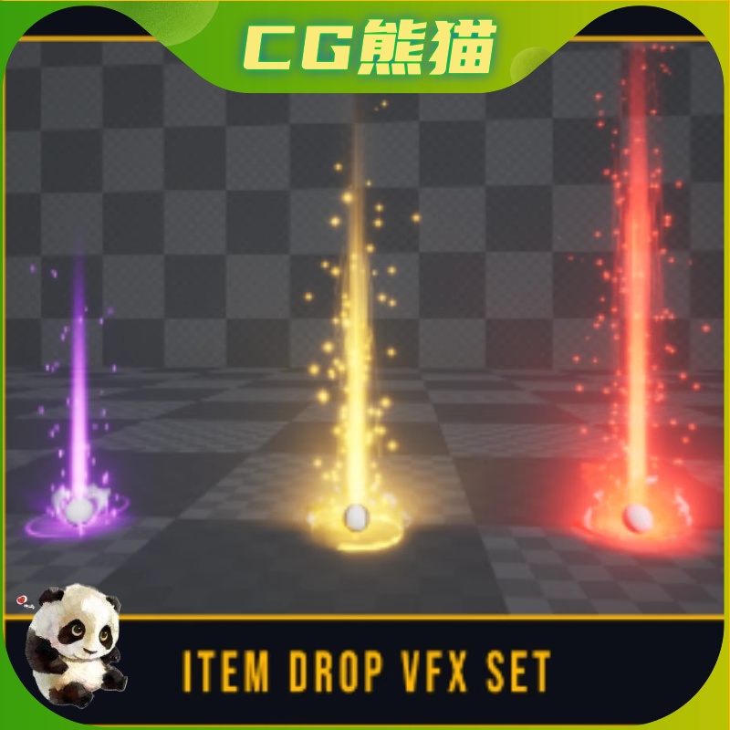 UE4虚幻5 Item Drop Vfx Set 掉落拾取战利品特效包