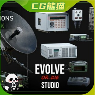 UE4虚幻5 Military Radiostations Props Pack 无线电台道具包