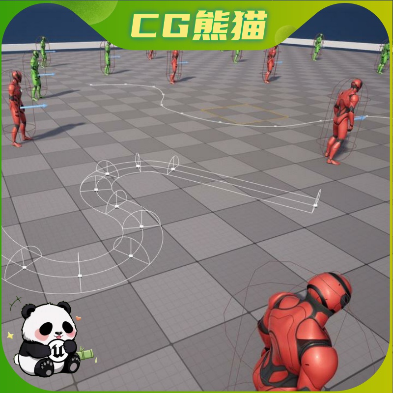 UE4虚幻5 NPC AI Queuing System 游戏人物NPC排队系统