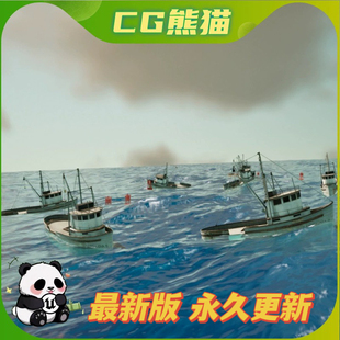 UE5虚幻5.3~5.6 Planetary Oceans 星球世界海洋水体创建插件