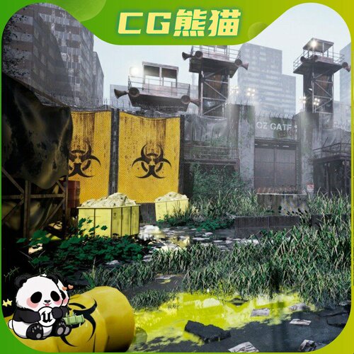 UE5虚幻5 Post Apocalyptic Quarantine Zone 后启示录隔离区