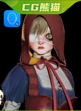 UE4虚幻5 Little Red Riding Hood 小红帽童话故事小女孩角色模型