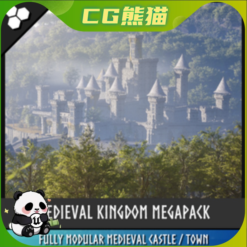 UE5虚幻5 Medieval Kingdom Castle Town Village 中世纪王国城堡