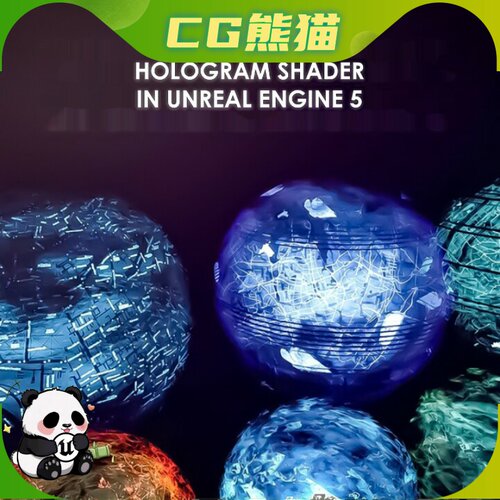 UE5虚幻5 Stylized Shaders Pack 风格化魔法科幻着色器材质