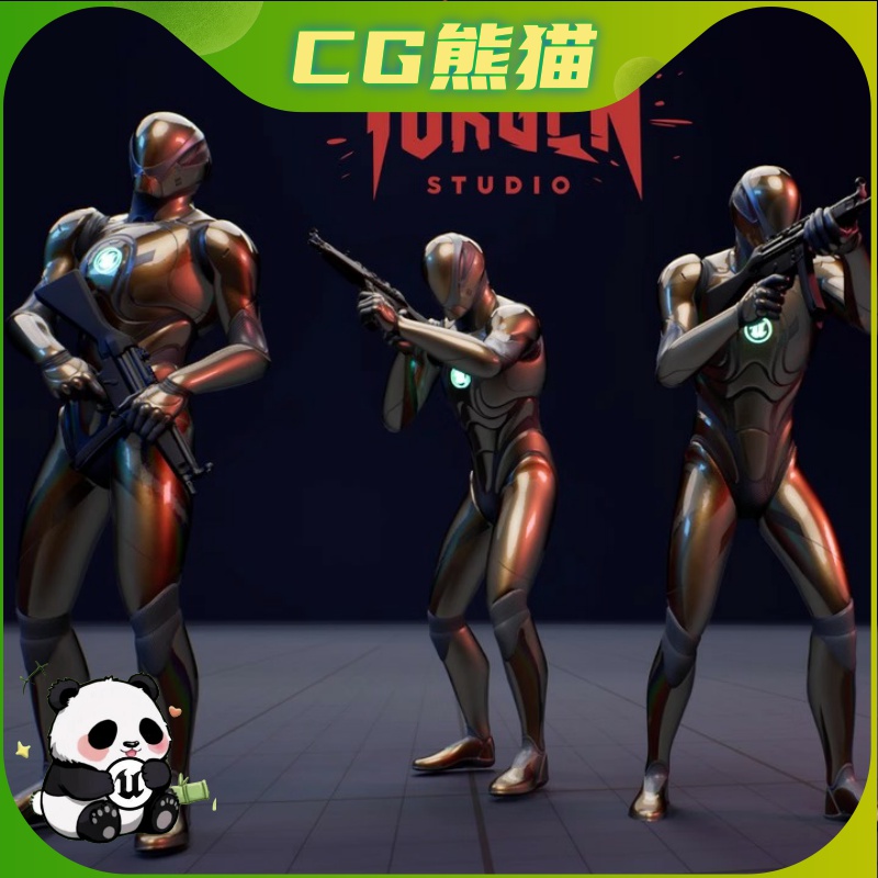 UE5虚幻5.6 Survival Locomotion Pack - MP5 生存游戏持枪动画包