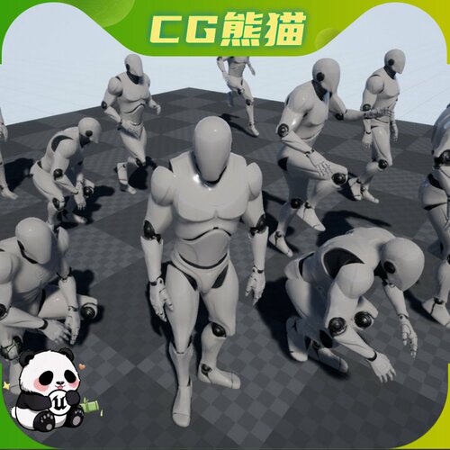 UE4虚幻5 Mobility Starter MoCap Animation Pack 行走 乐器咨询