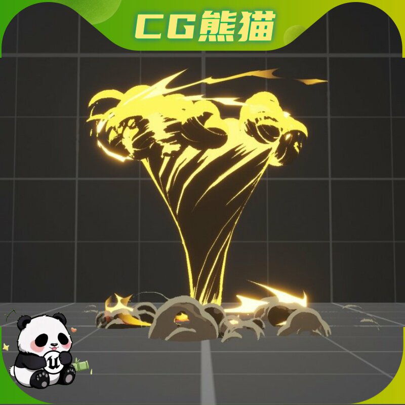 UE5虚幻5 Stylized VFX Pack Vol.2 风格化卡通爆炸技能特效