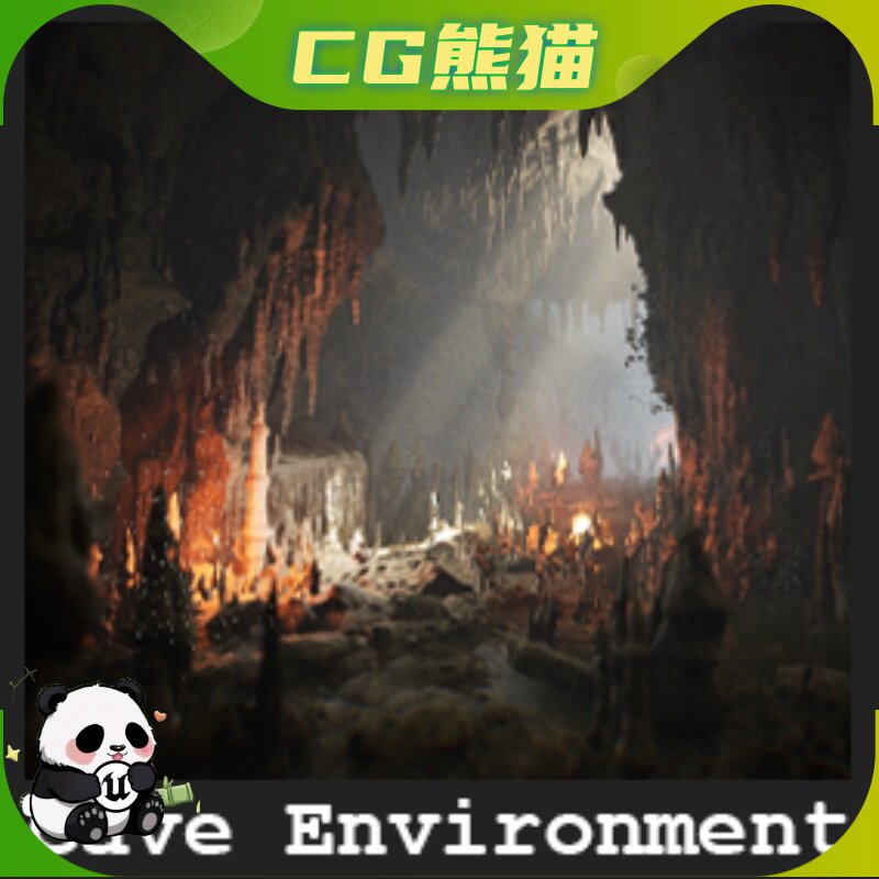 UE4虚幻5 Cave Environment / 68 Assets 洞穴环境68个资产