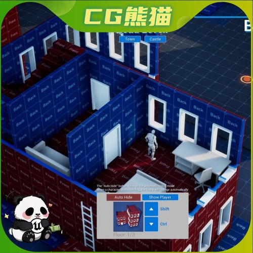 UE5虚幻5.4-5.7 Building Hider 多层建筑楼层创建蓝图
